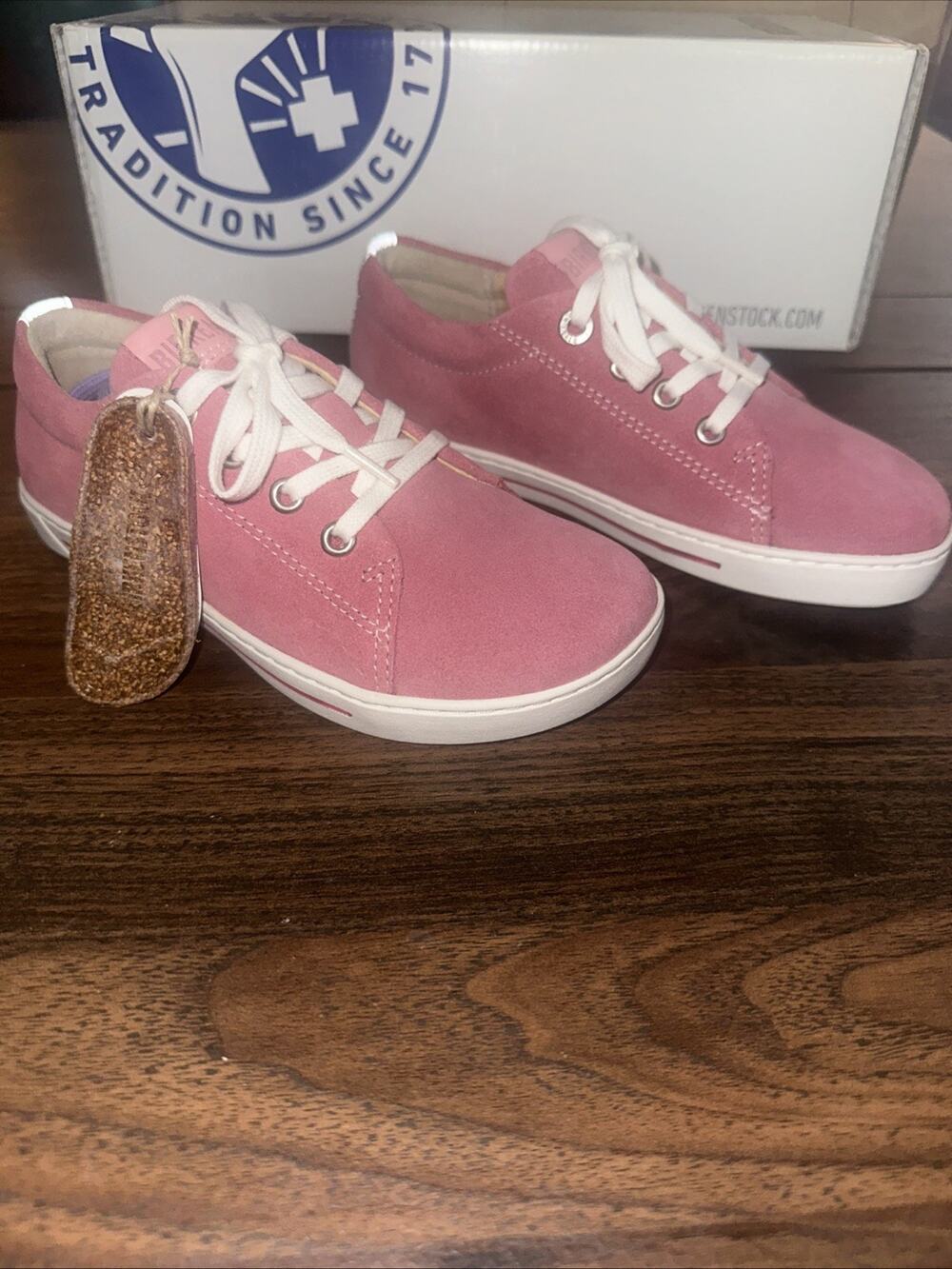 Kids Birkenstock Arran Berry Sneaker EU30 Leather Suede Regular Fit